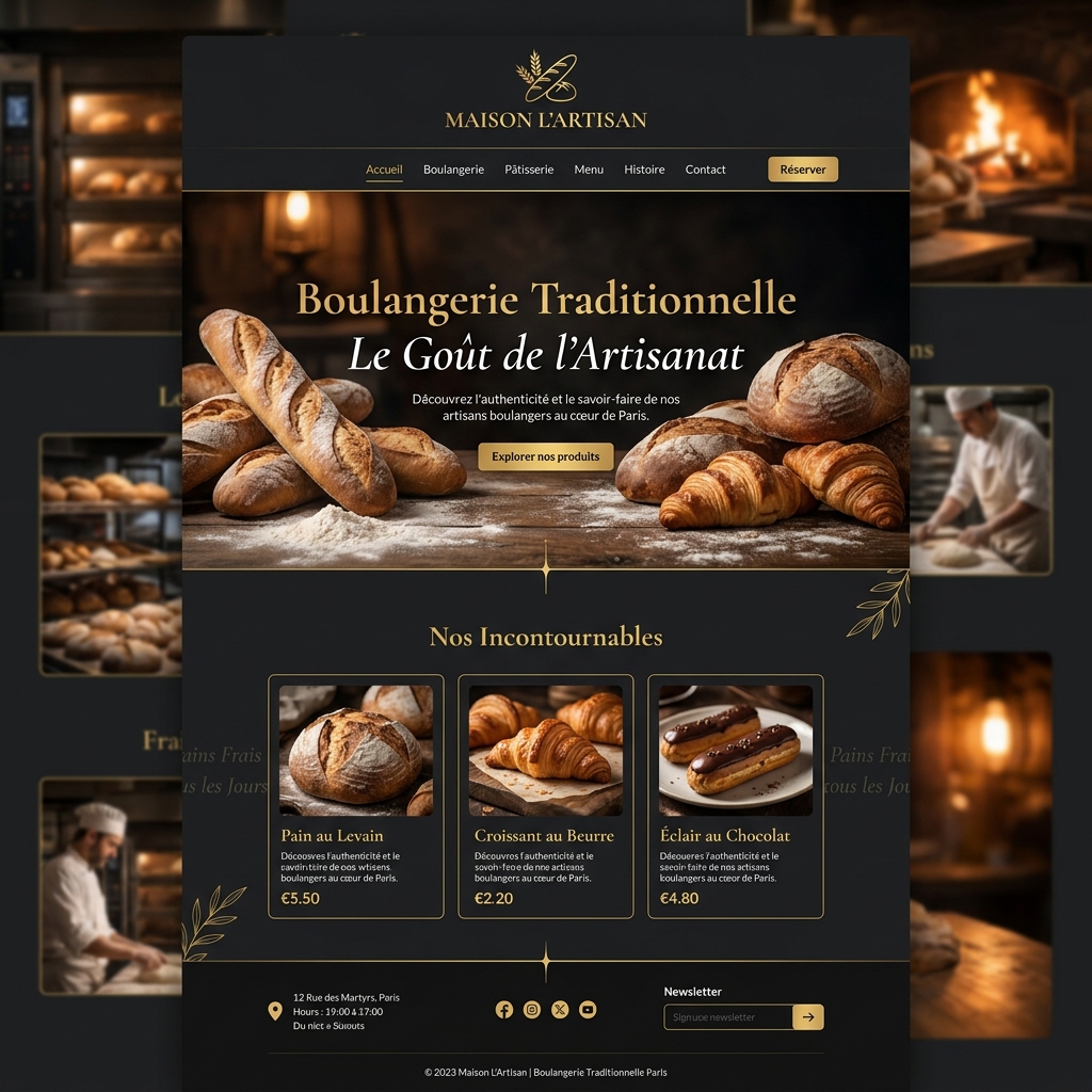 Projet site restaurant
